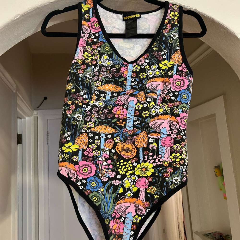 Nooworks mushroom Vivienne bodysuit